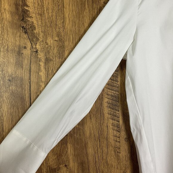 NWT Ann Taylor Factory White Button-down Blouse, Women's XL - Picture 10 of 13